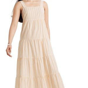 Tiered tank midi dress